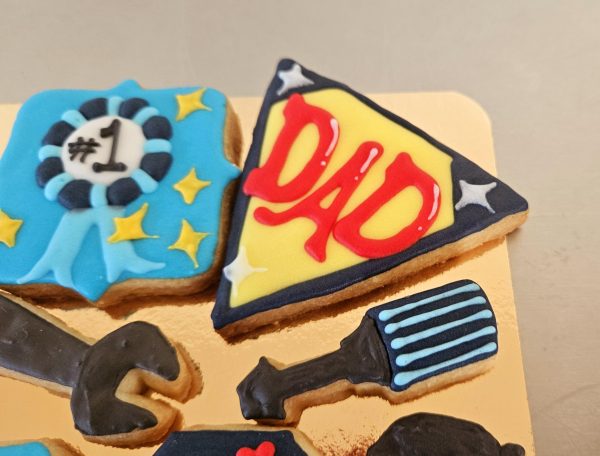 Fathers day box of hand iced biscuits - Image 4