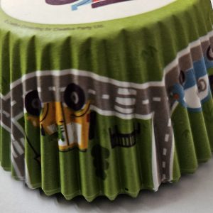 Construction vehicle cupcake cases