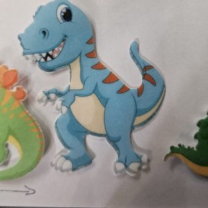 dinosaur cupcake toppers edible